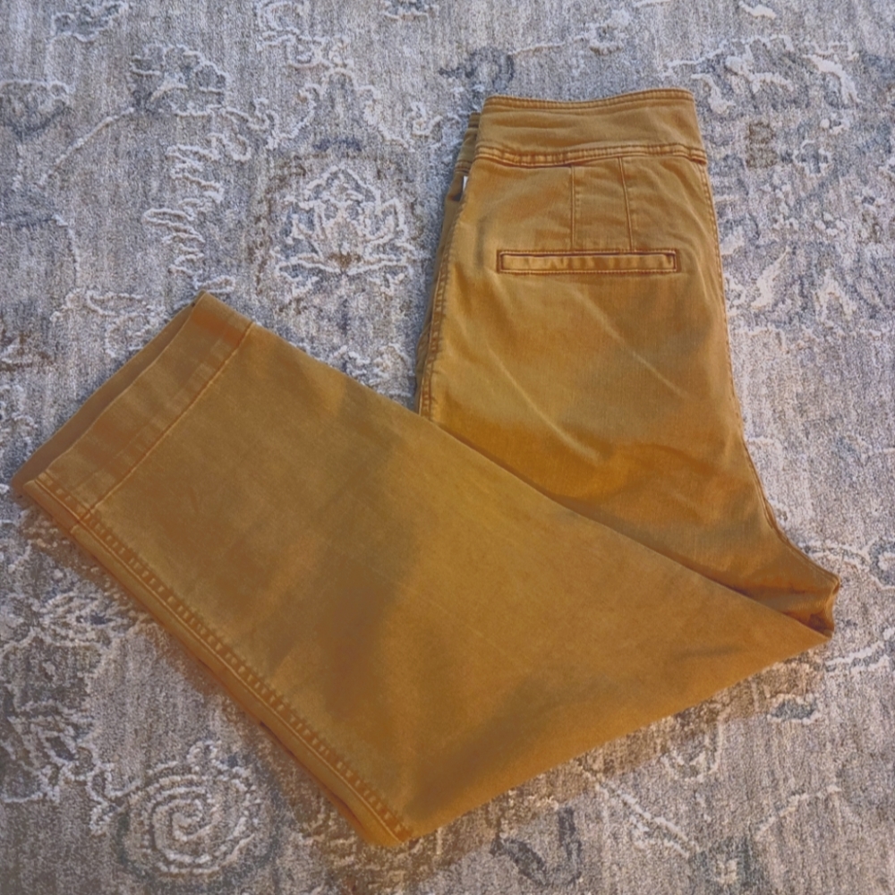 Free People Mustard Pants - Picture 2 of 4